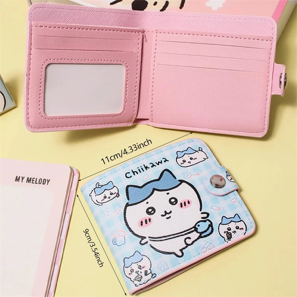 Chiikawa Inspired Leather Wallet