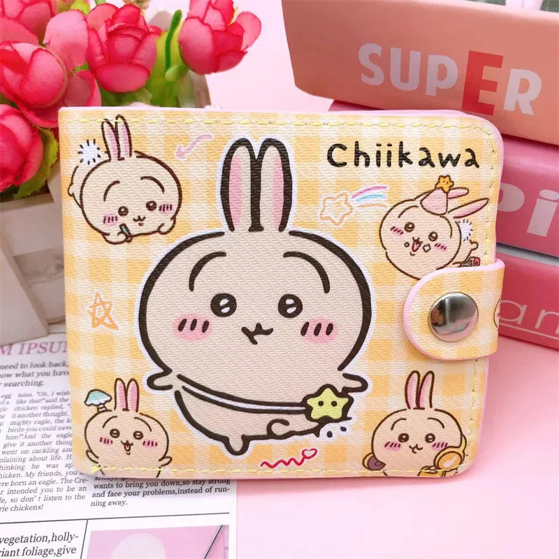 Chiikawa Inspired Leather Wallet