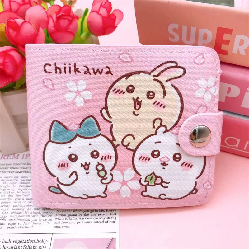 Chiikawa Inspired Leather Wallet
