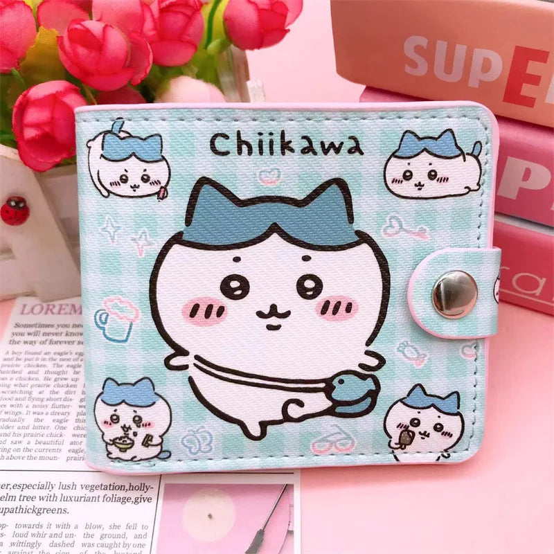 Chiikawa Inspired Leather Wallet